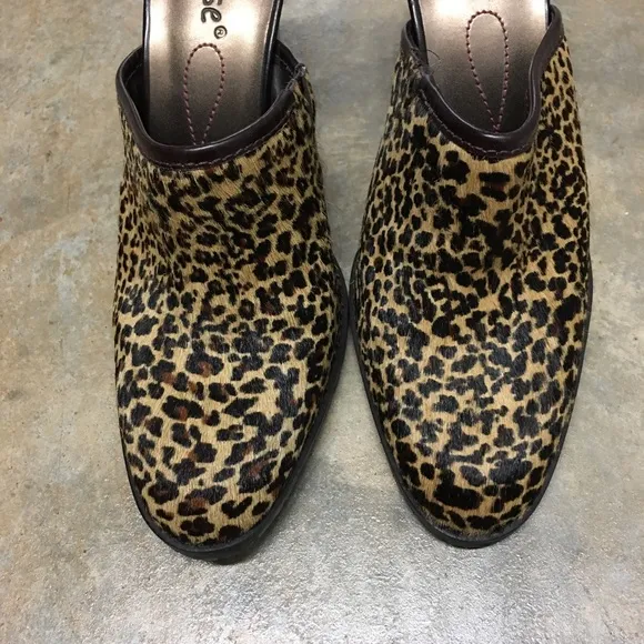 Coconuts Matisse Animal Print Mules With Heels-SZ8
