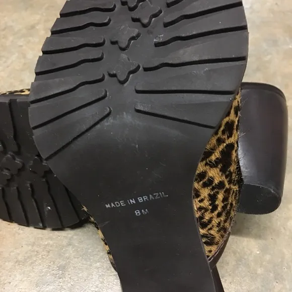 Coconuts Matisse Animal Print Mules With Heels-SZ8