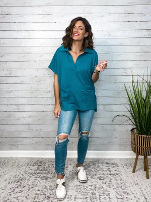 Comfy Cute Tunic [Teal]