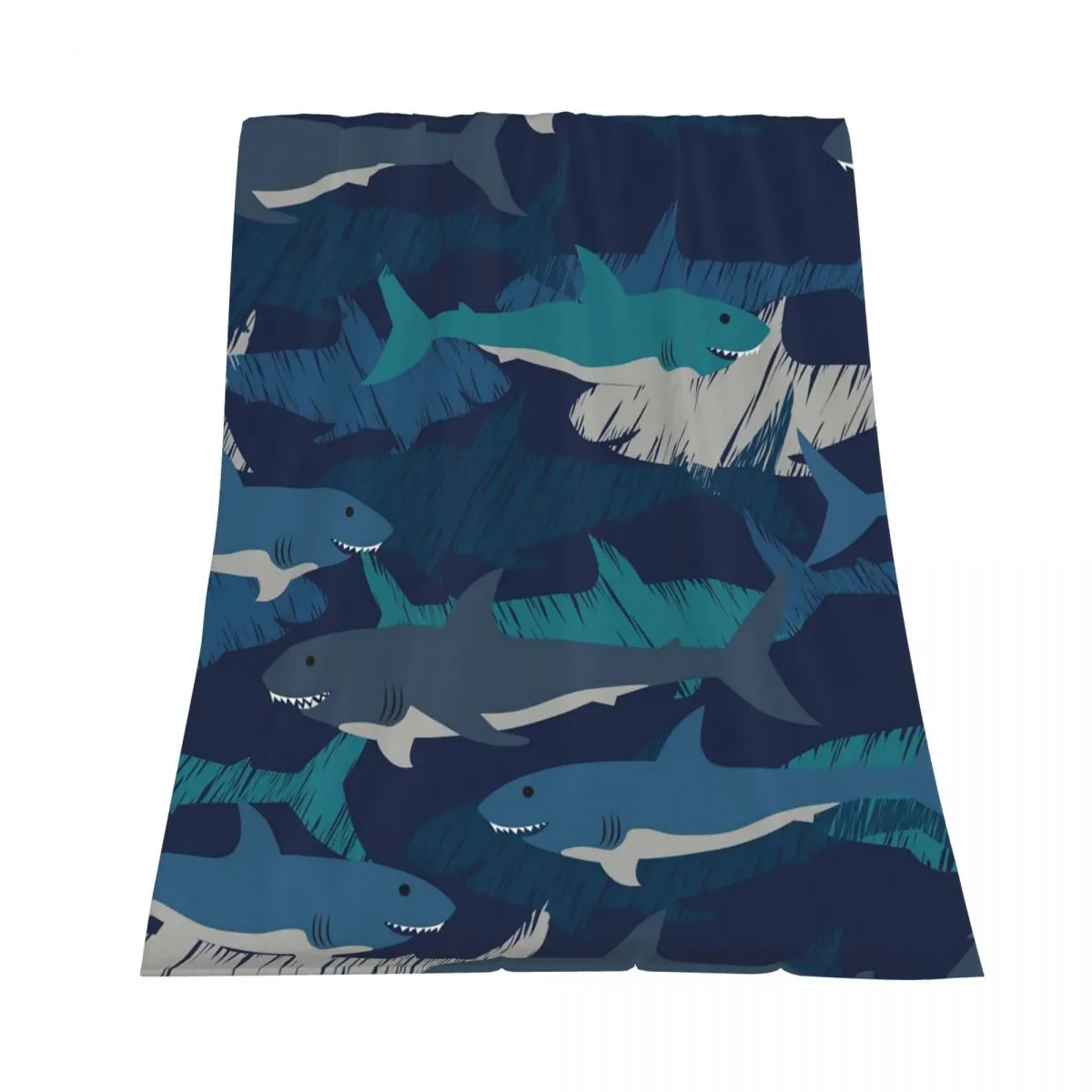 Comfy Sofa Blanket : Shark Print