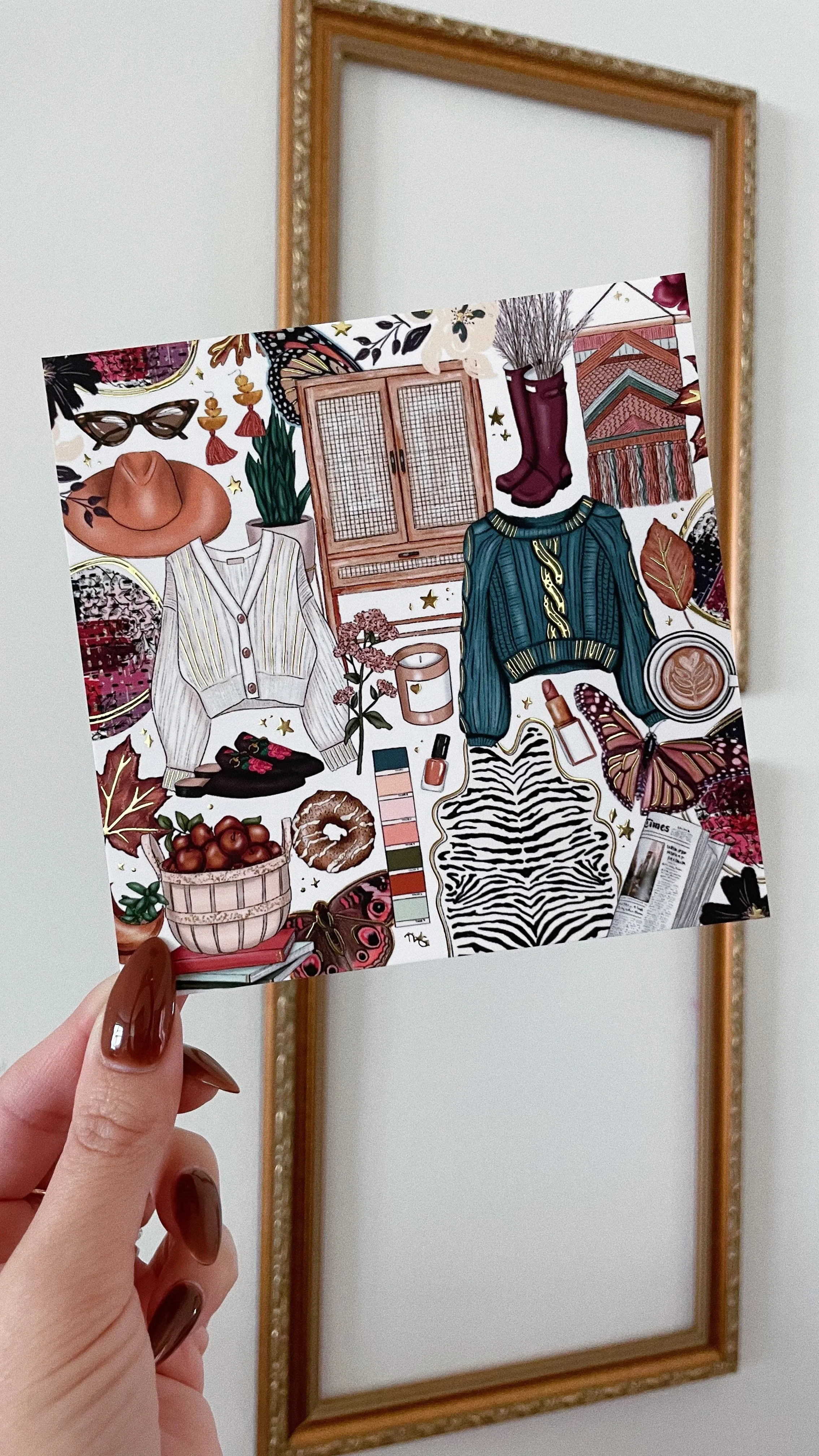 Cozy Aesthetic Micro Print