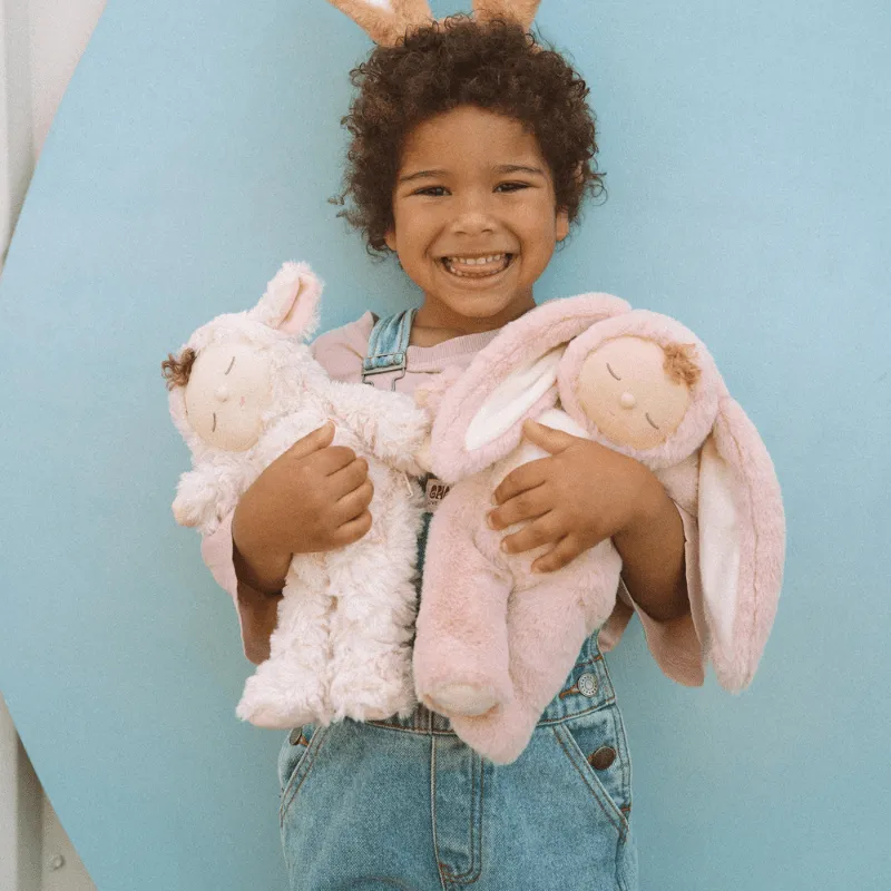 Cozy Dinkum Doll | Bunny Flopsy Rose by Olliella