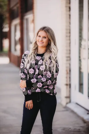 Cozy Dreams Floral Sweater