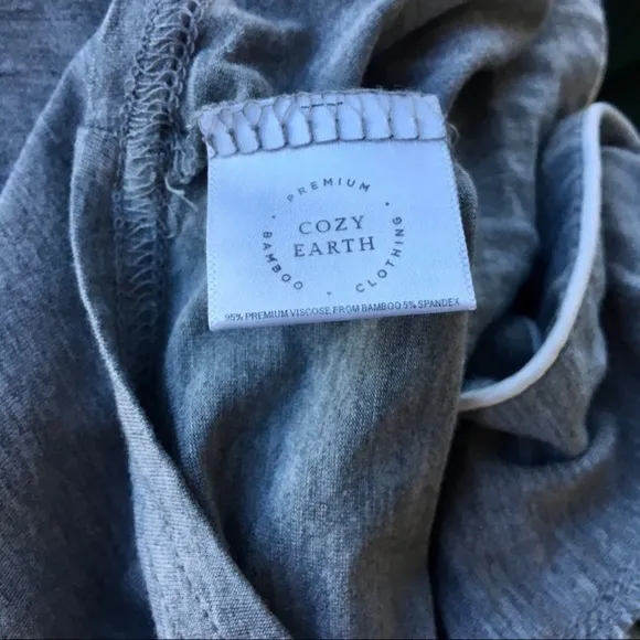 Cozy Earth Premium Bamboo Clothing Pajama Top L