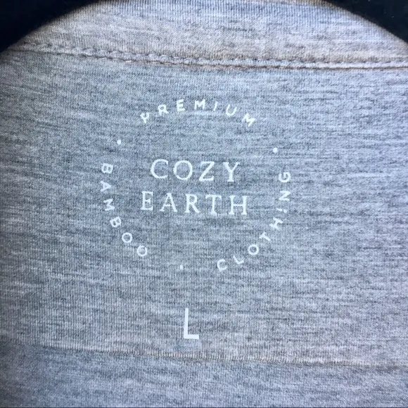 Cozy Earth Premium Bamboo Clothing Pajama Top L