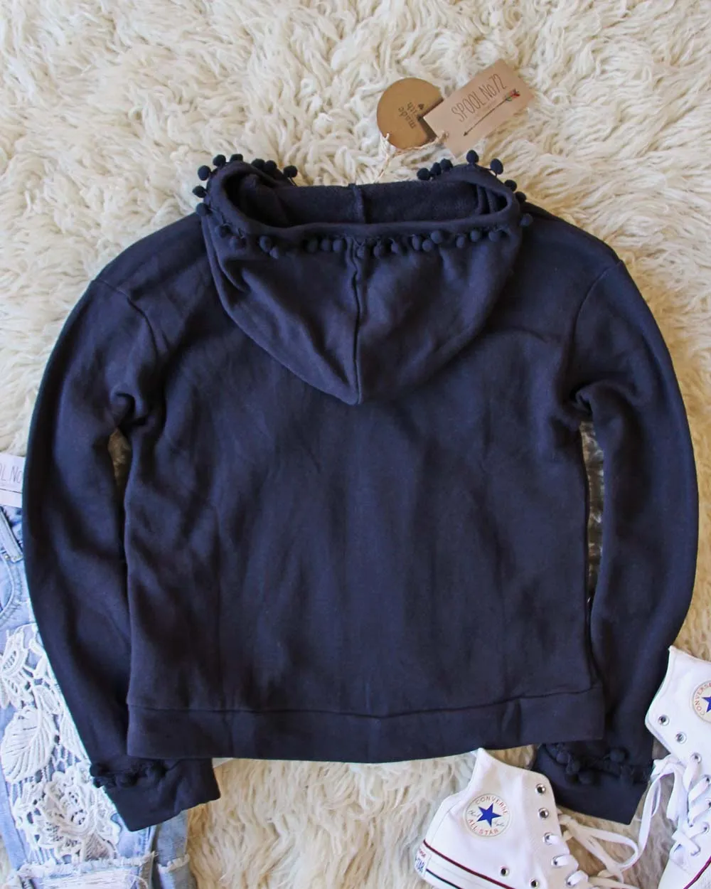 Cozy Pom Pom Hoodie