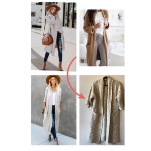 Do Everything in Love sweater duster thick cozy coastal Grandma cozy fall
