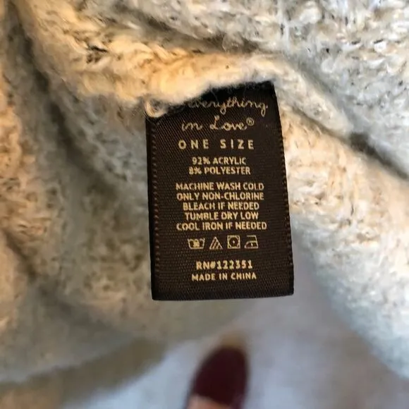 Do Everything in Love sweater duster thick cozy coastal Grandma cozy fall