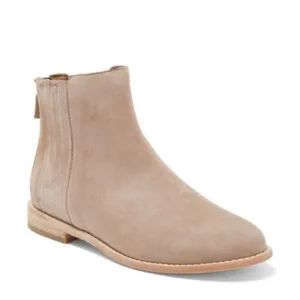 Eileen Fisher Rich Suede Bootie In Earth (Tan)
