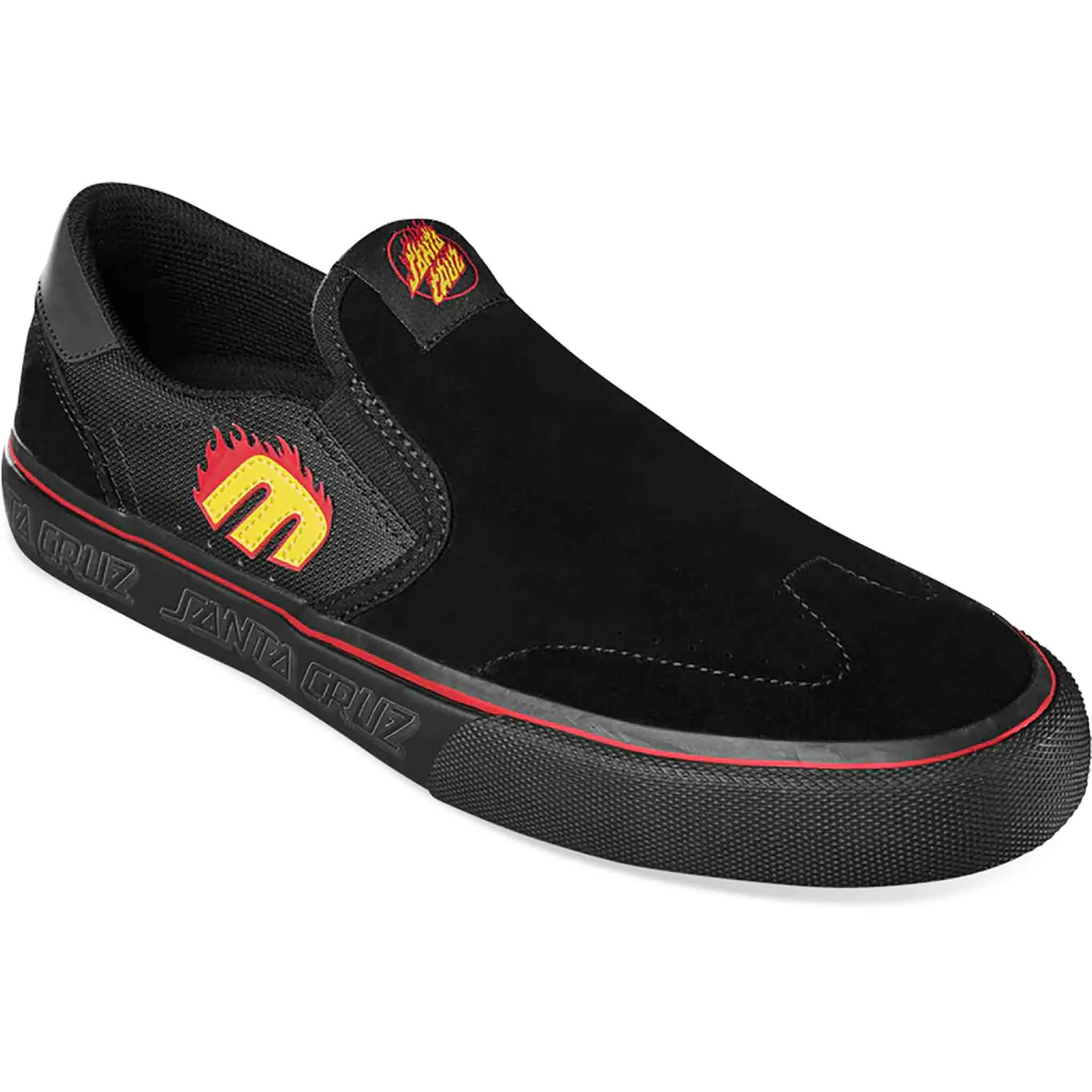 Etnies Lo Cut Slip On X Santa Cruz Black