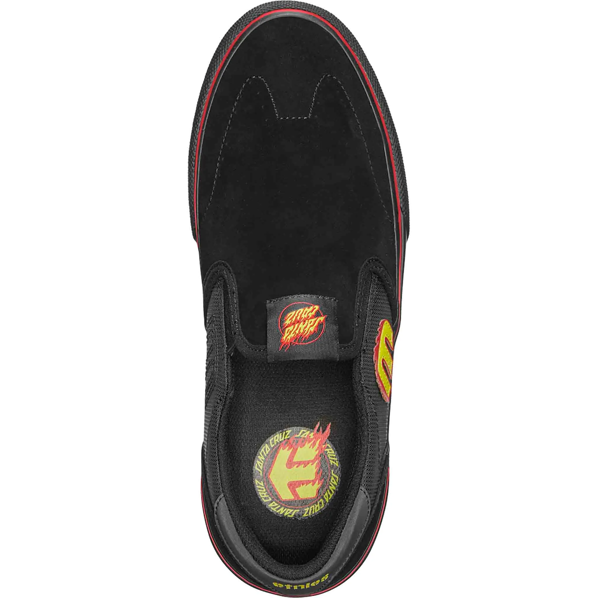 Etnies Lo Cut Slip On X Santa Cruz Black