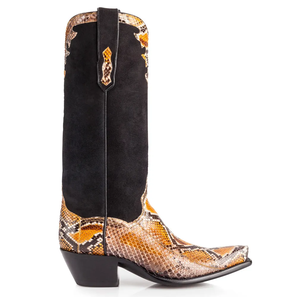 Fancy Python 14" - Orange and Black