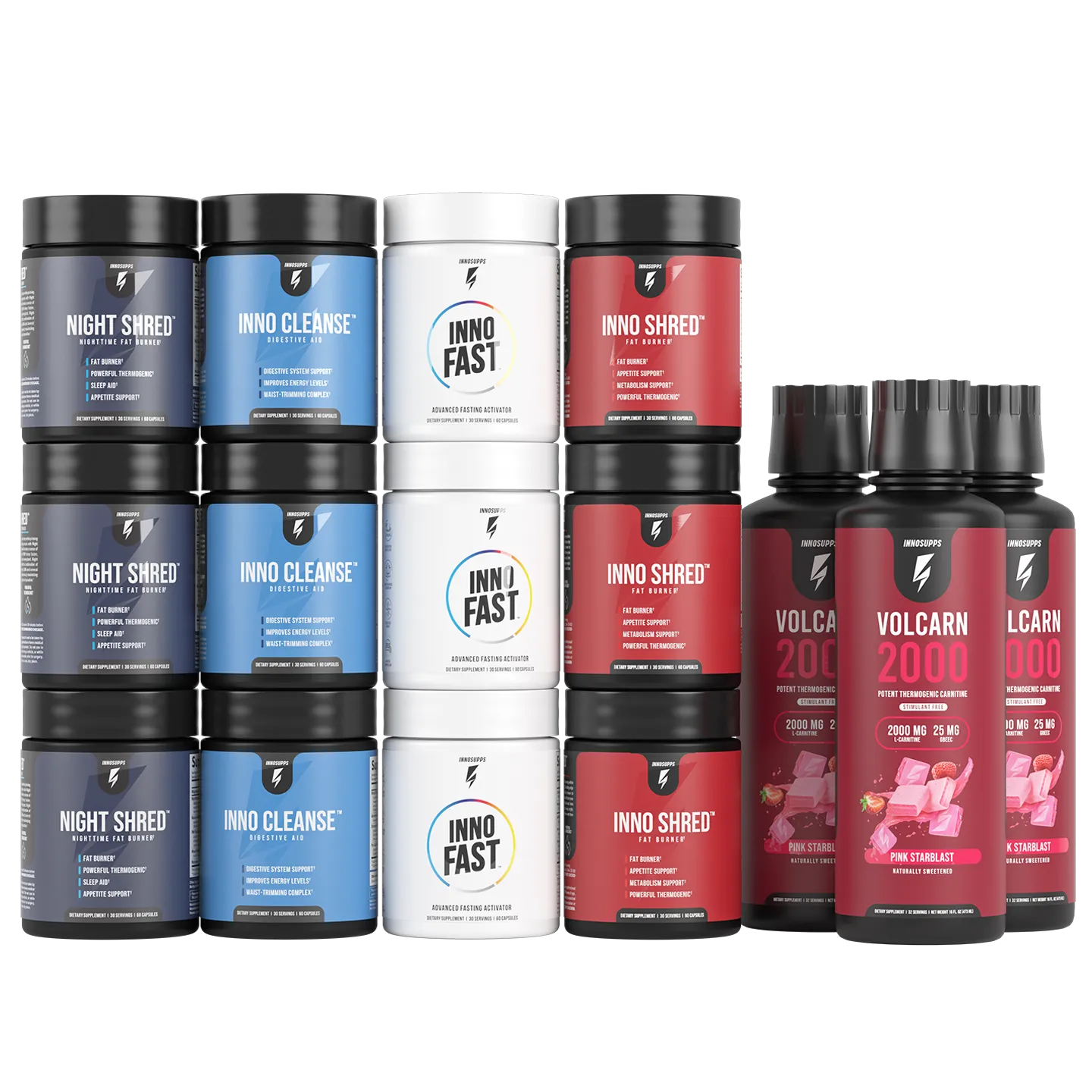 Fasting Shred Stack 3-Month Supply   3 Free Items