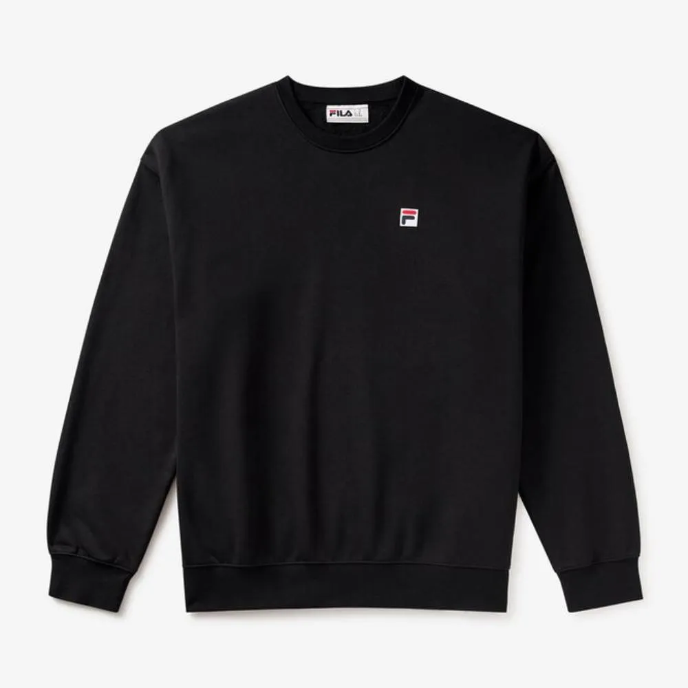 Fila Unisex Classic Relaxed Sweatshirt (Black)