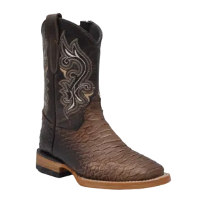 Gavel Kid's Python Print Chocolate Boot