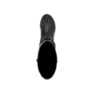 GBG LOS ANGELES Womens Black Flex Back Gold-Tone Harlea Riding Boot 5 M WC