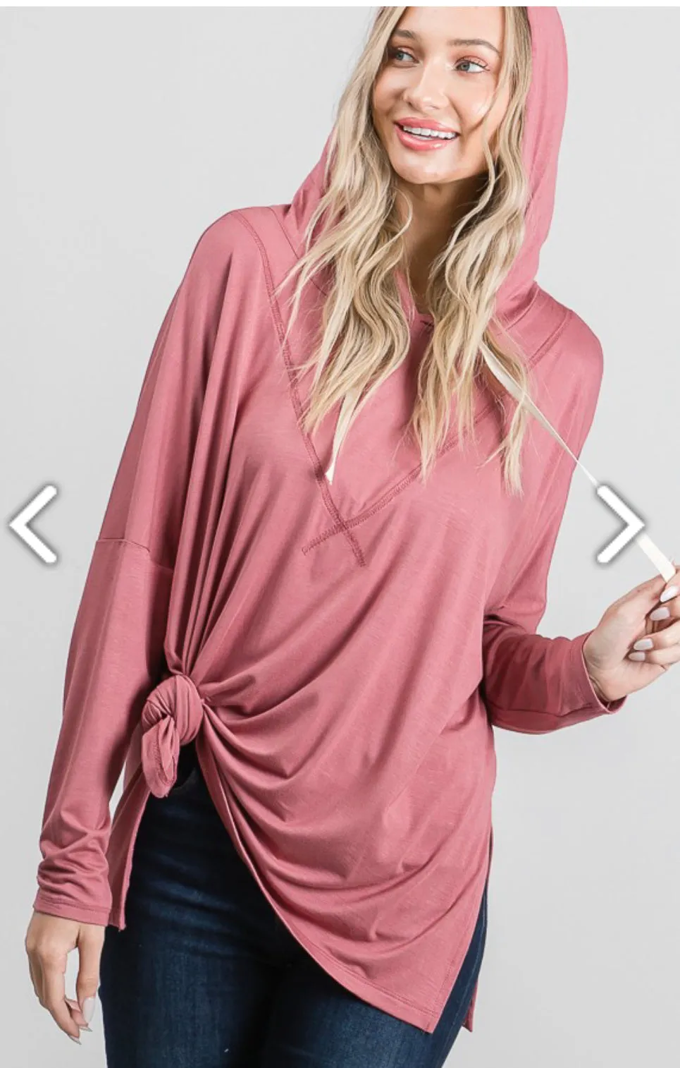 Get Up and Go Long Sleeve Hoodie-2 colors available
