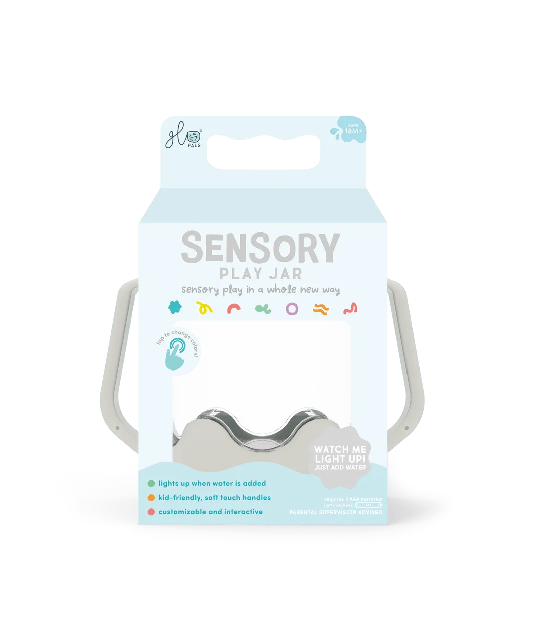 Glo Pals - Sensory Light Up Jar - Cozy Cloud