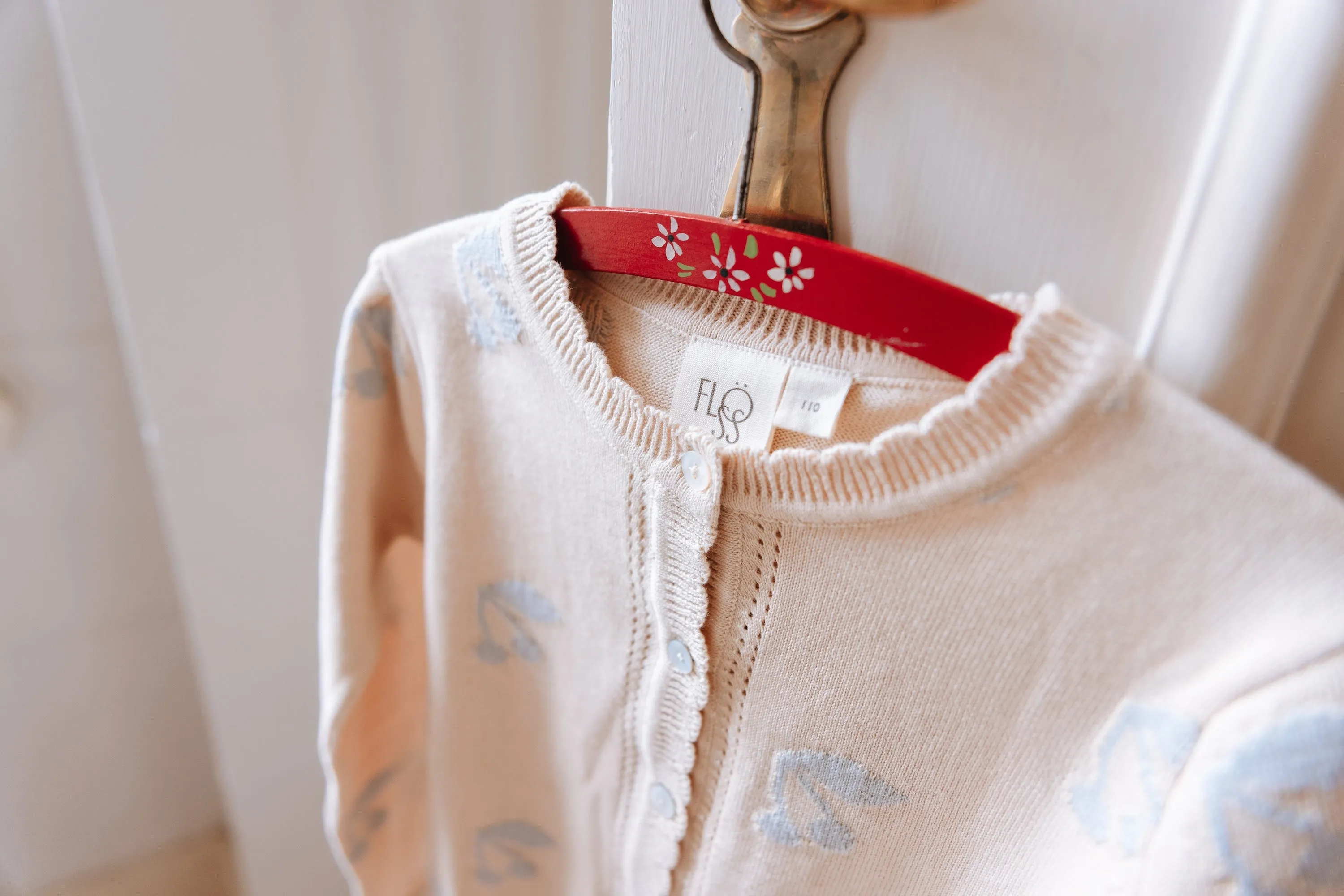 Harper Cardigan, Sea salt/Warm cotton