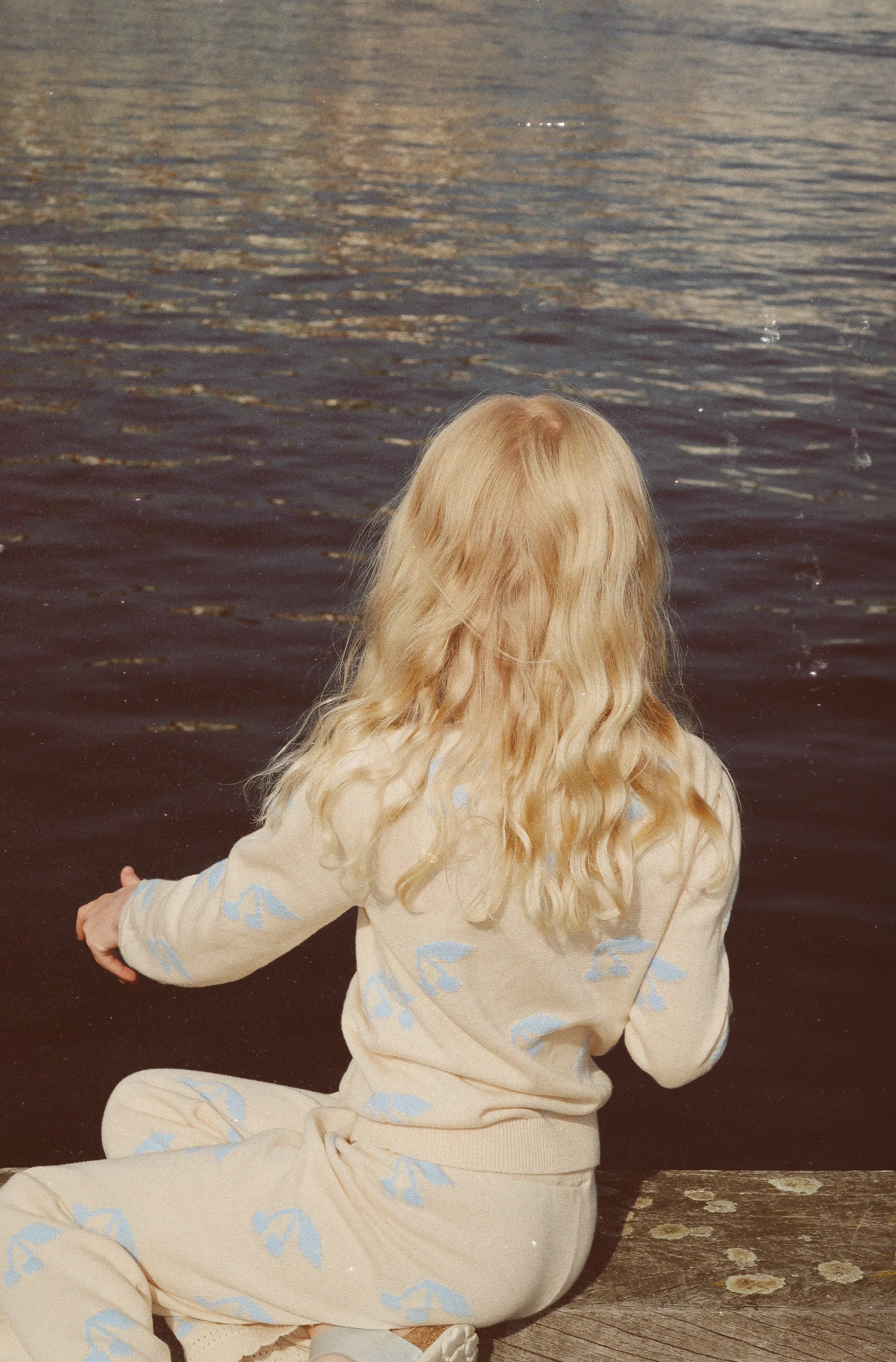 Harper Cardigan, Sea salt/Warm cotton