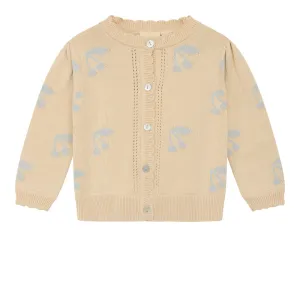 Harper Cardigan, Sea salt/Warm cotton