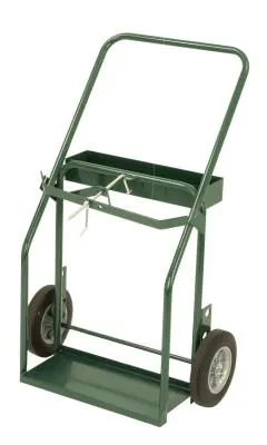 Harper Trucks Series 400 Truck, Holds 9.25"-10.5" dia., 10" Solid Rubber Wheels, w/Belly Band, 410B-86