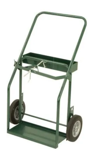 Harper Trucks Series 400 Truck, Holds 9.25"-10.5" dia., 10" Solid Rubber Wheels, w/Belly Band, 410B-86