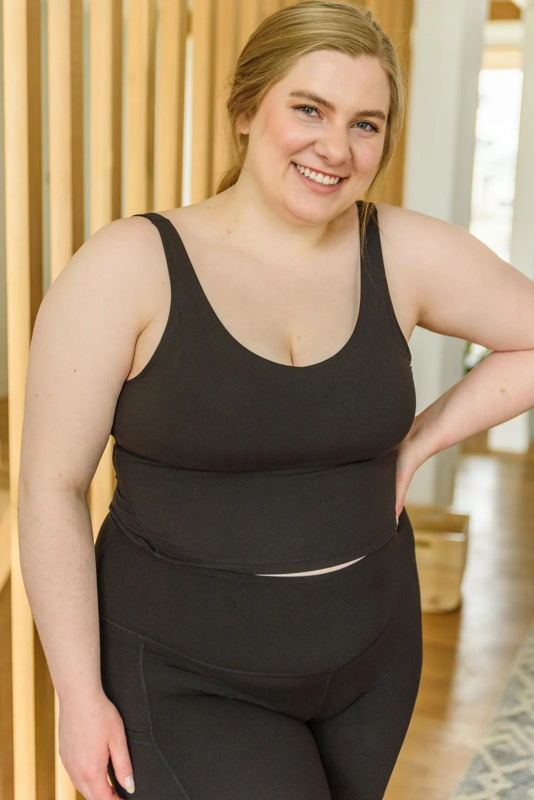 Hazel Blues® | Move With Me Black Tank