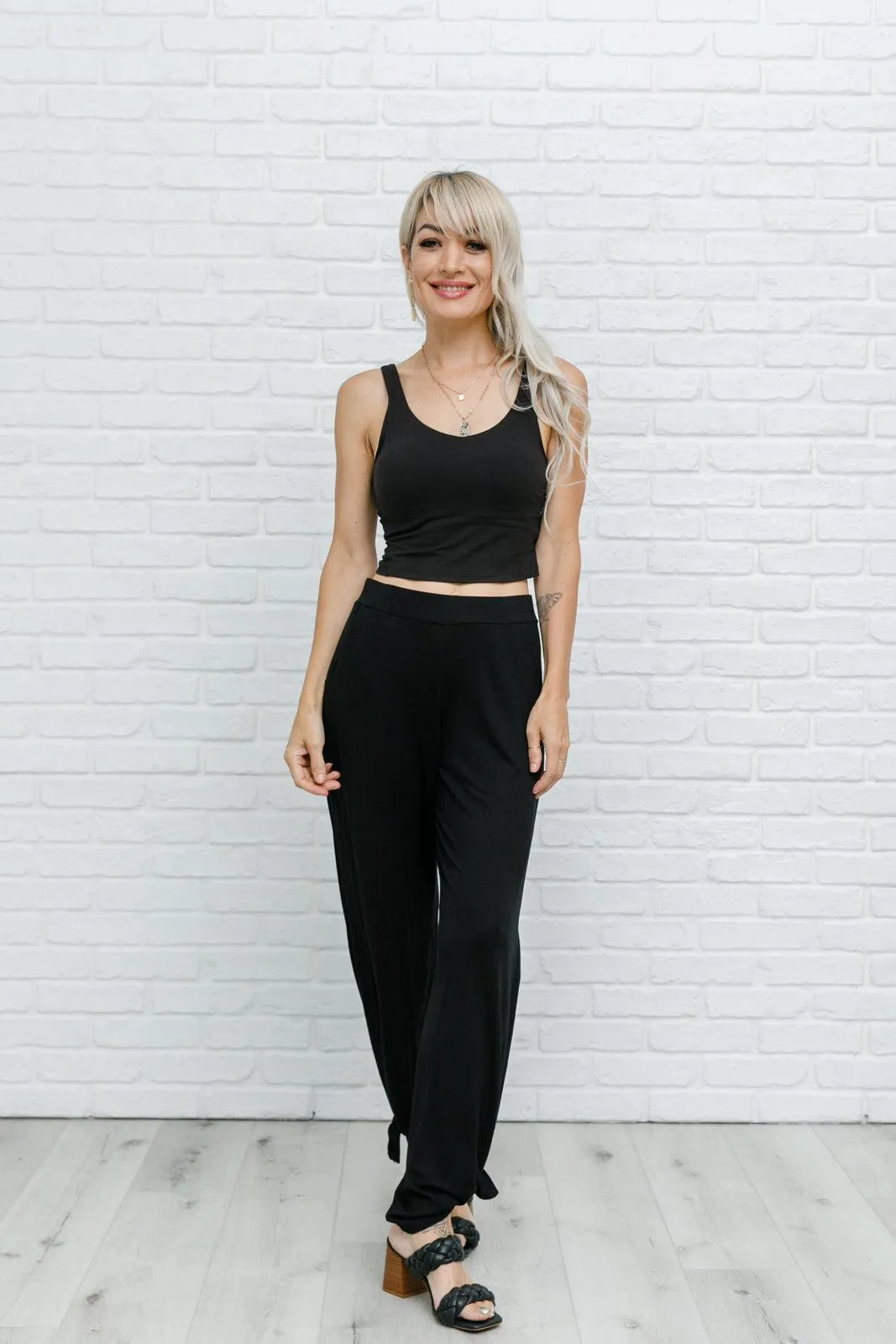 Hazel Blues® | Move With Me Black Tank