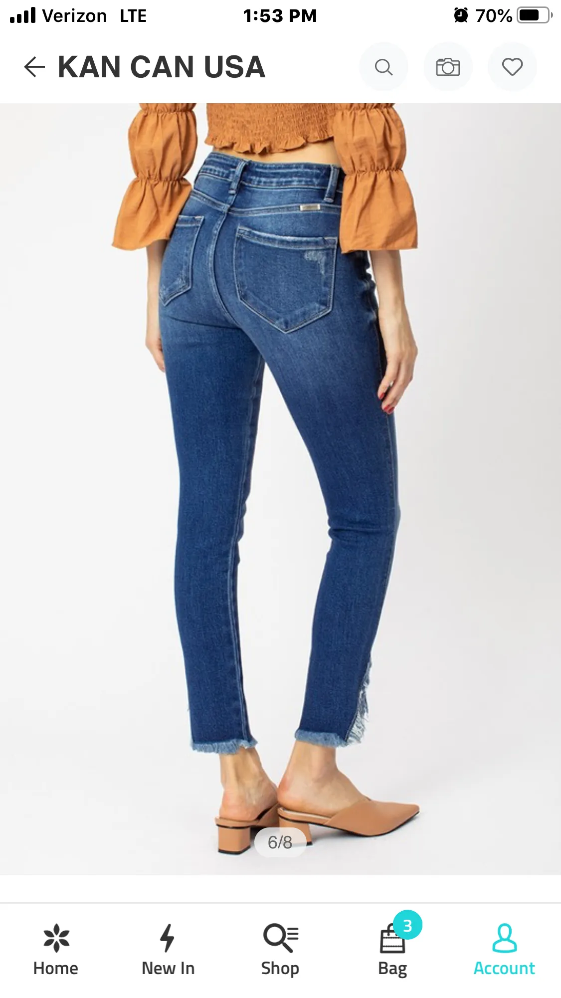 High Rise Ankle Skinny