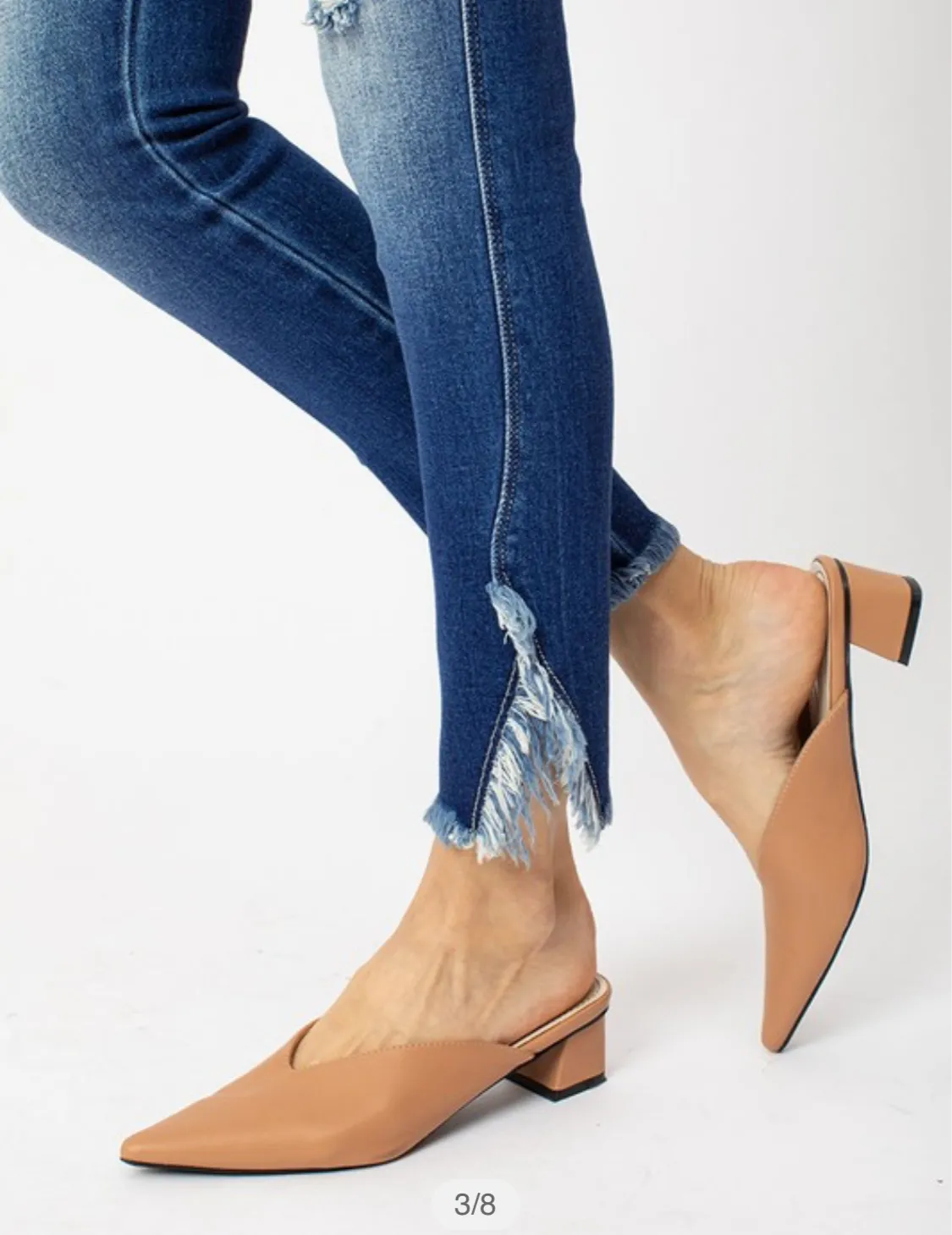 High Rise Ankle Skinny