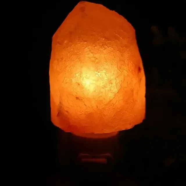 Himalayan Salt Lamp with Warm White Glow