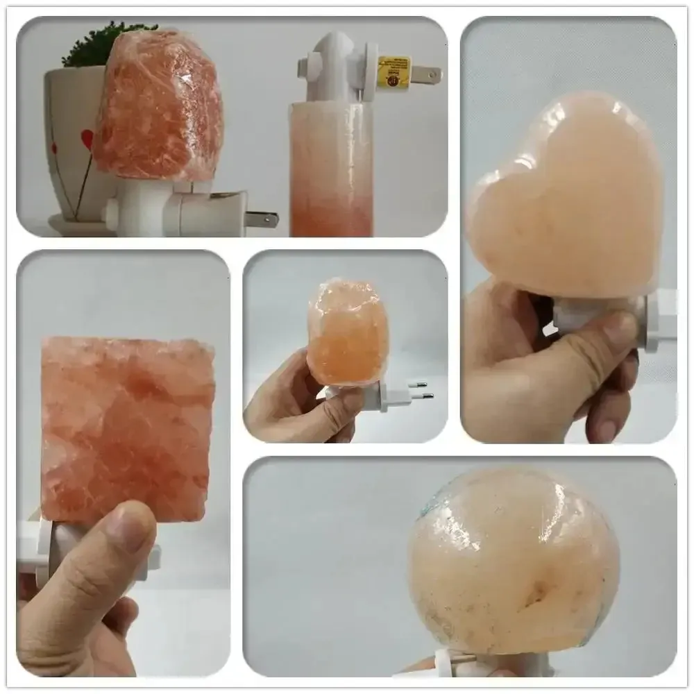 Himalayan Salt Lamp with Warm White Glow