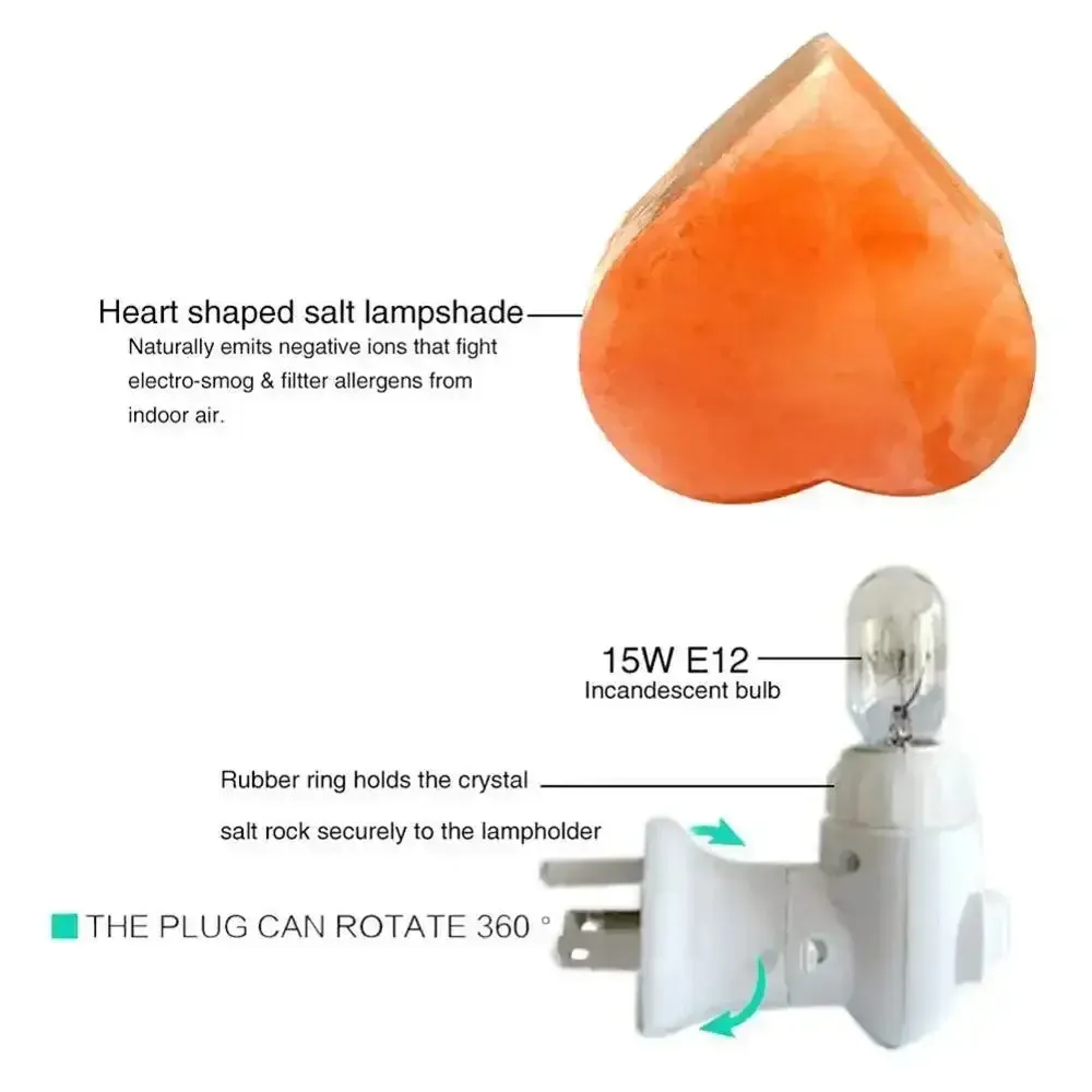 Himalayan Salt Lamp with Warm White Glow
