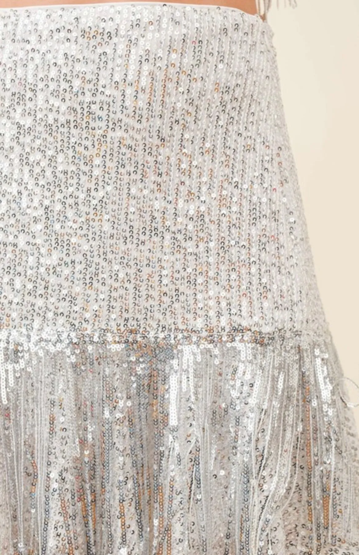 Holidaze Skirt- Silver