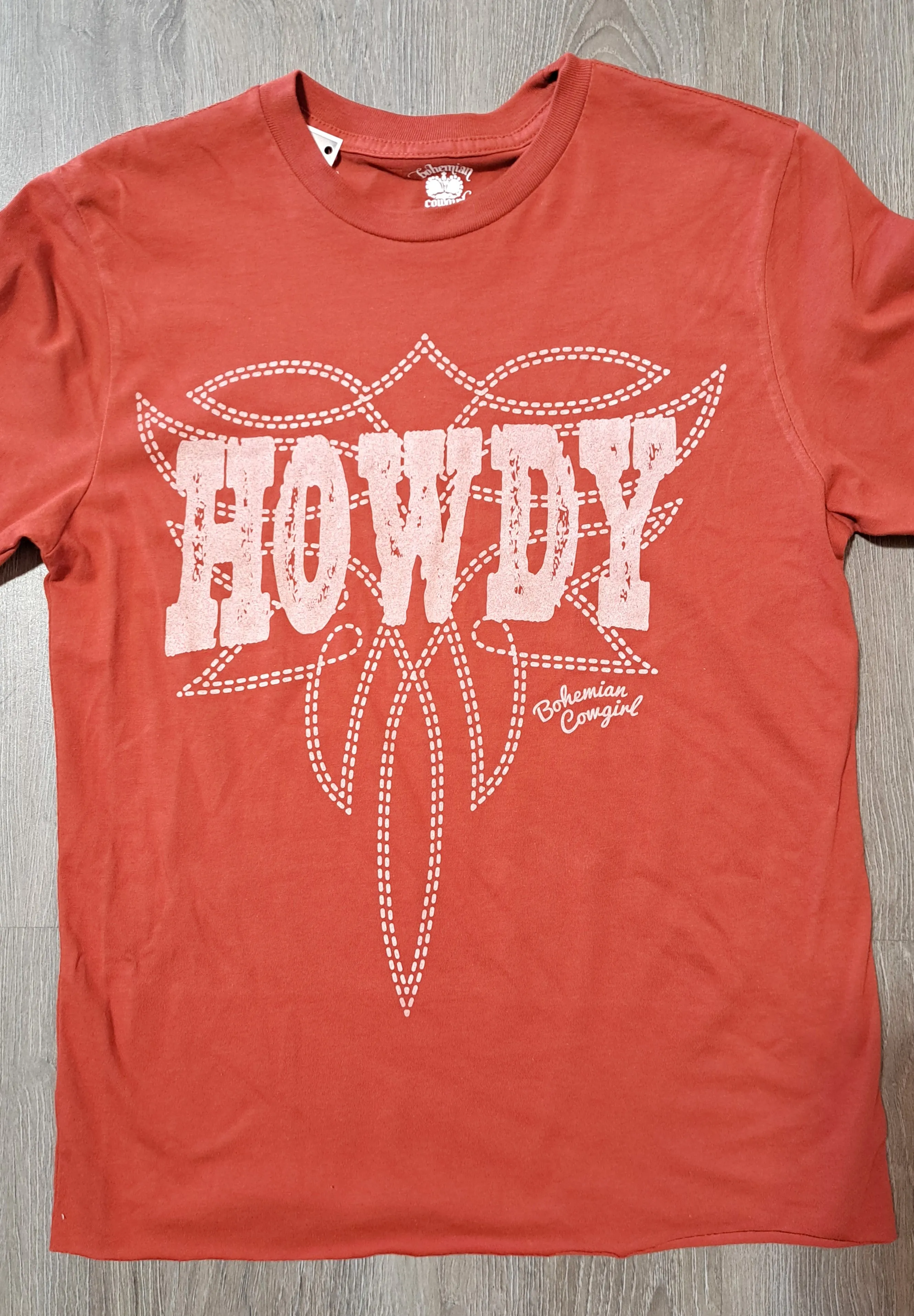 Howdy Boot Stitch T-Shirt
