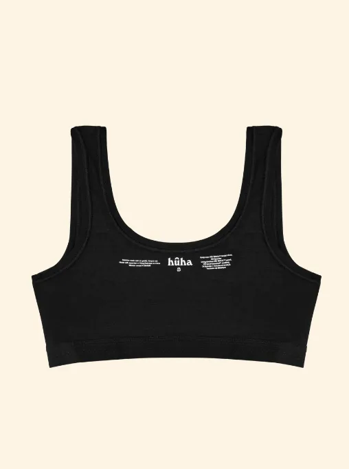 Huha - Sporty Bralette | Black