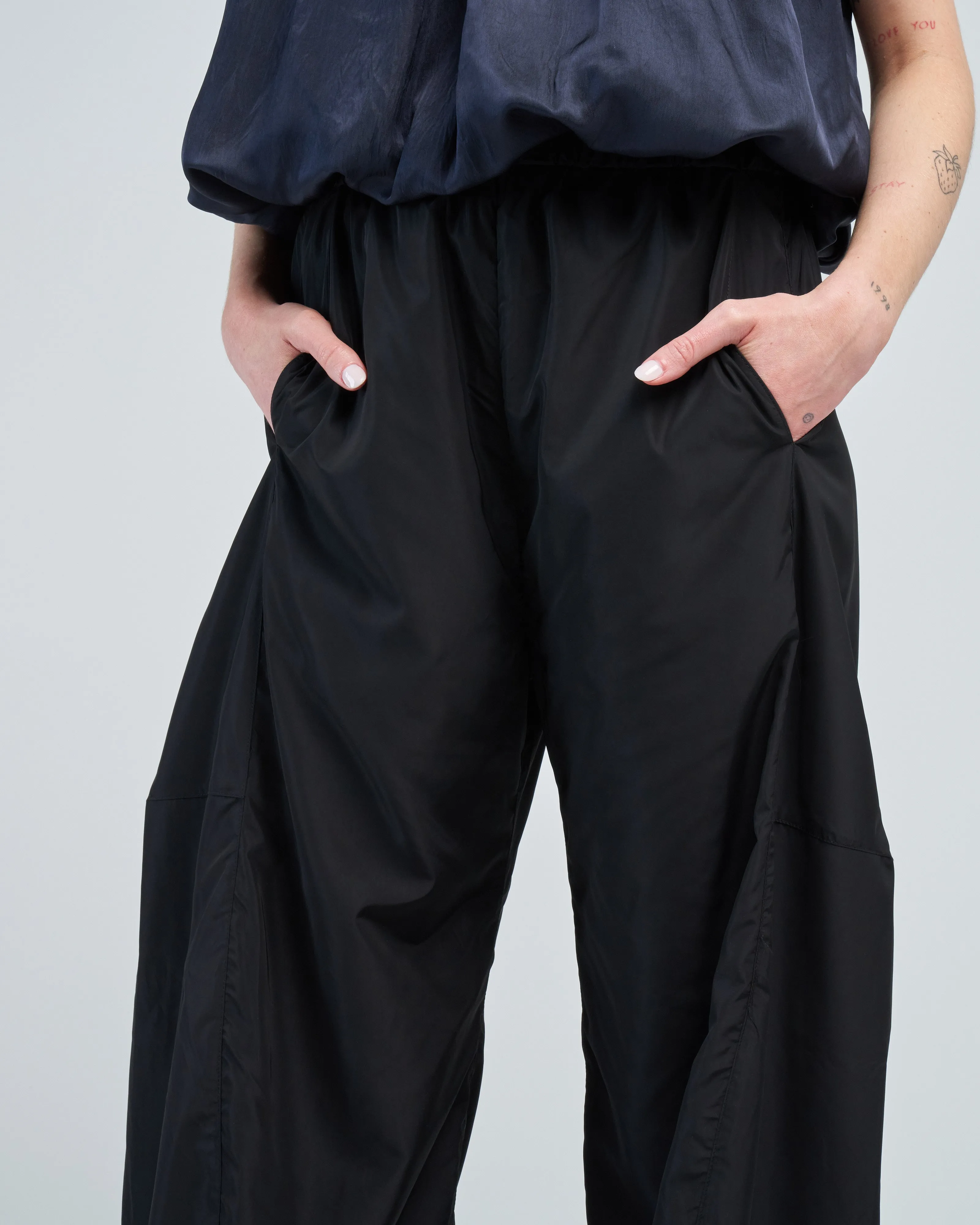italian sporty nylon winslow pant