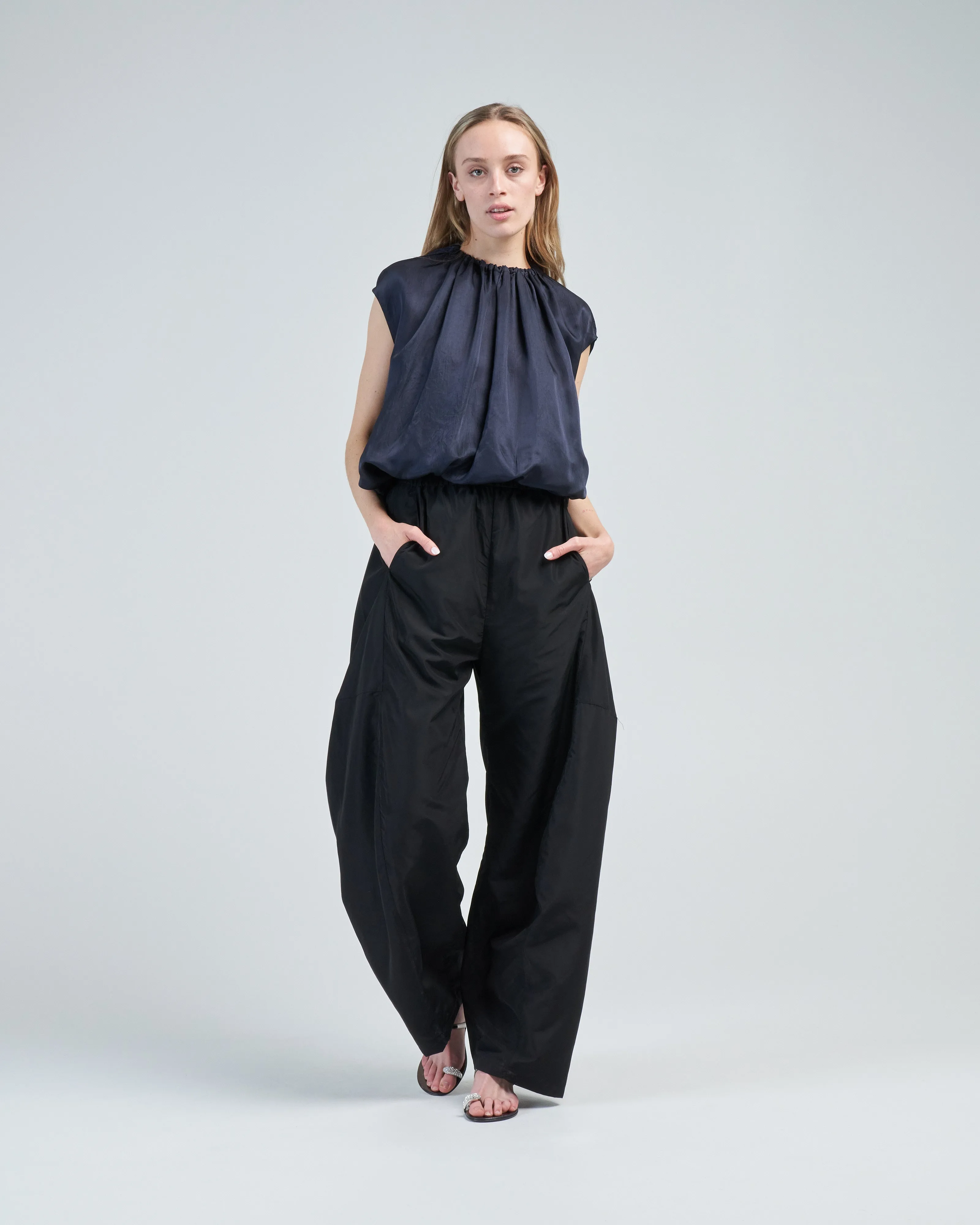 italian sporty nylon winslow pant