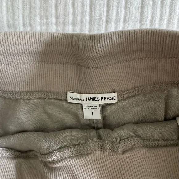 James Perse Warm Gray Size 1 Linen Shorts