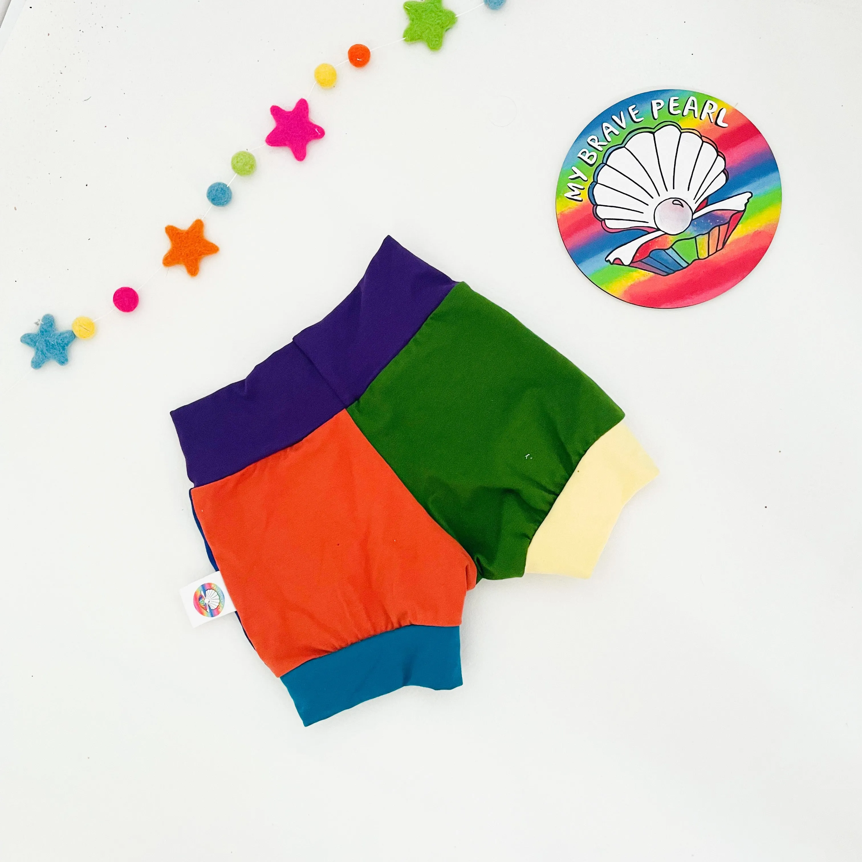 Kids Essentials Super Scrappy Mystery Colourblock Jogger Shorts