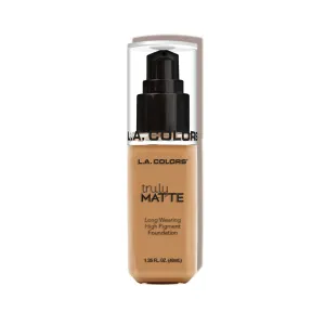 LA COLORS TRULY MATTE FOUNDATIONMU WARM HONEY