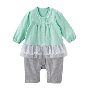 Lace Bottom Coverall for Warm Season