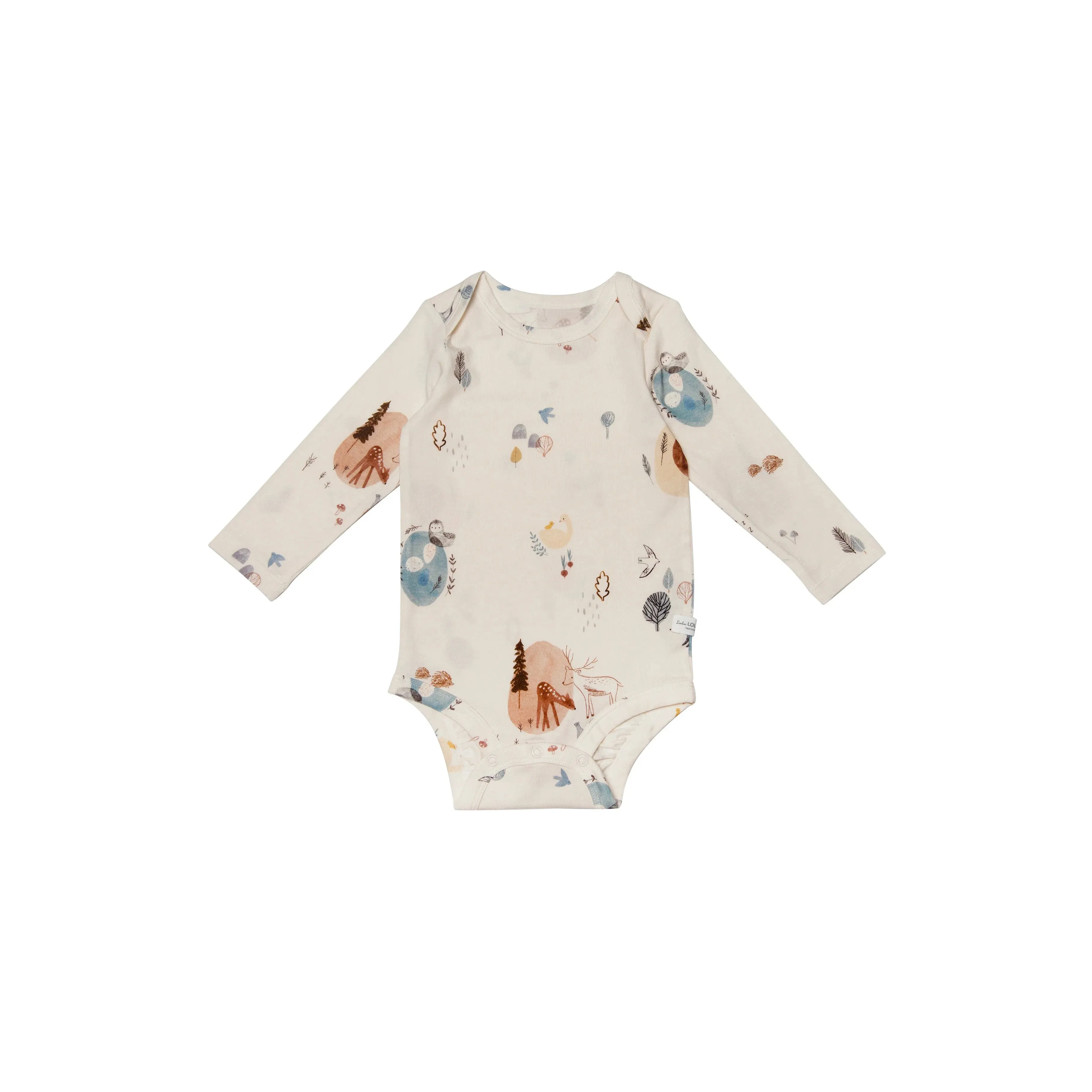 Loulou Lollipop L/S Bodysuit - Cozy Forest