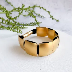Lucy - Modern gold link bracelet