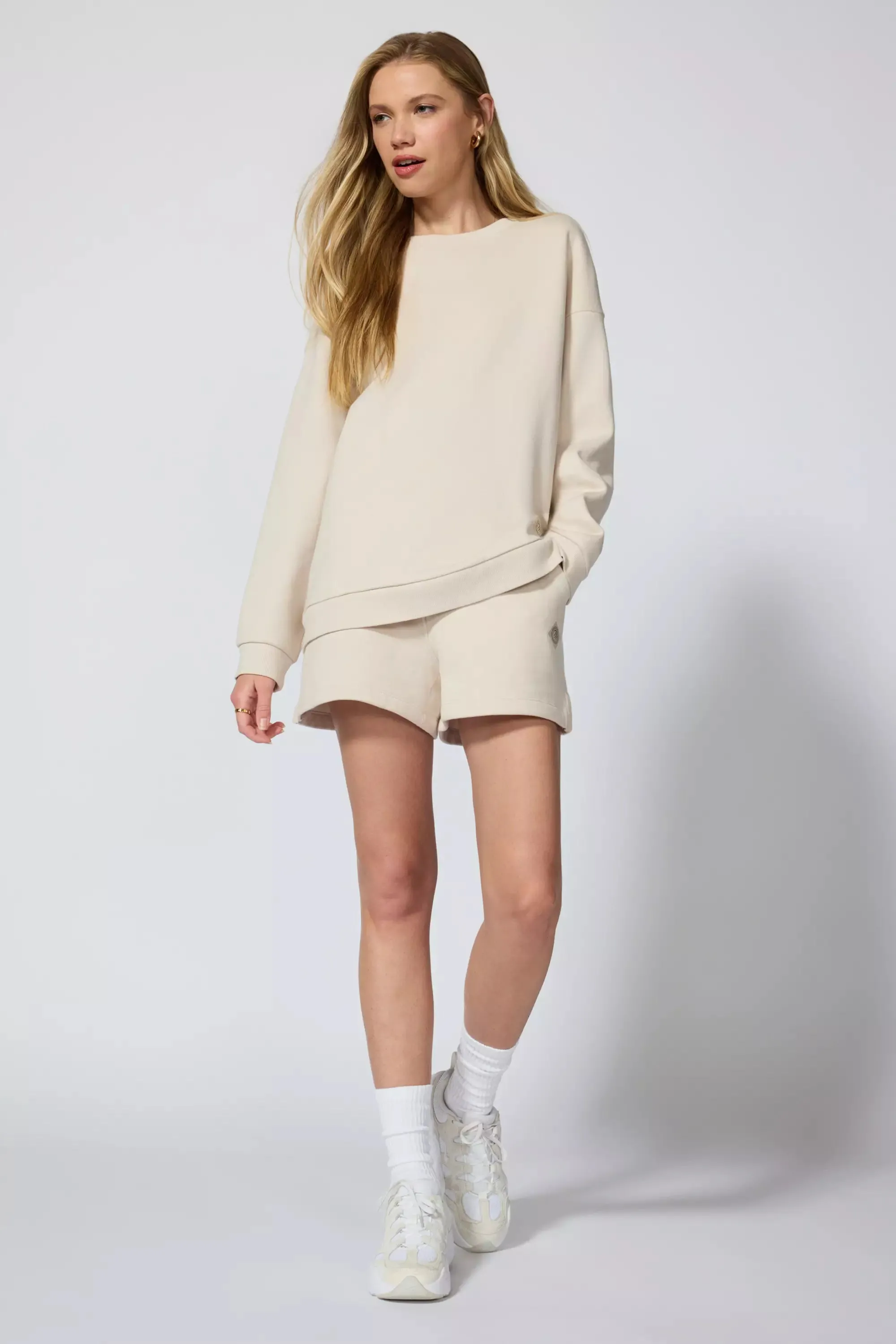 Luxefleece Relaxed Sweatshirt - Stone