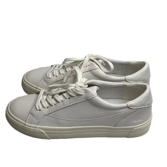 Madewell Women s $88 Sidewalk Low-Top Sneakers White Size 8M ND989
