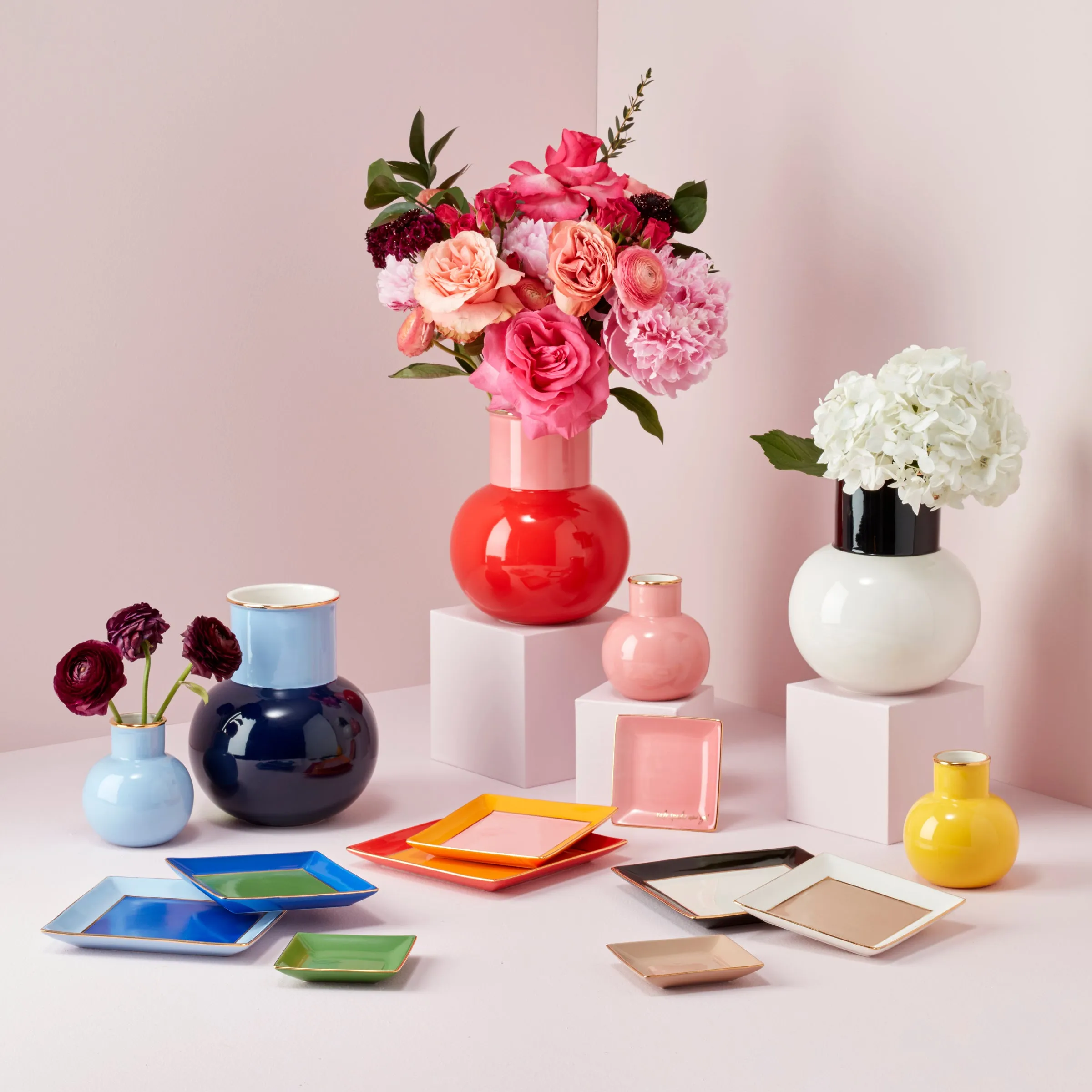 Make It Pop Warm Red Bouquet Vase