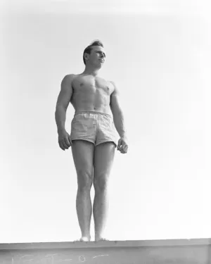 [man on platform], Santa Monica