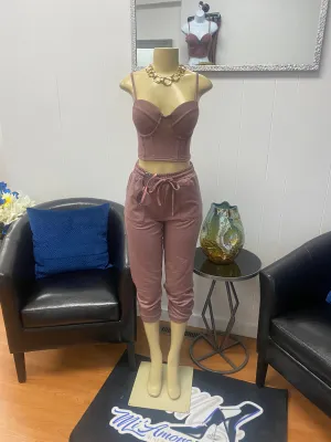 Mauve 2pc Comfy Set